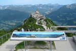 Blick vom Aussichtspunkt zum Kehlsteinhaus