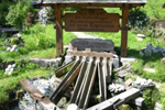 Die Kugelmühle vor der wildromantischen Almbachklamm